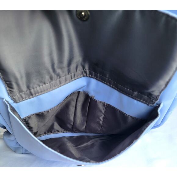 Open Story Bright Light Blue Large Flap Backpack - Picture 4 of 10